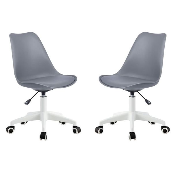 2-Piece Computer Swivel Office Desk Chair