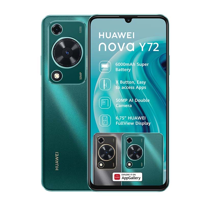 Huawei Nova Y72 128GB Dual Sim - Green | Shop Today. Get it Tomorrow ...