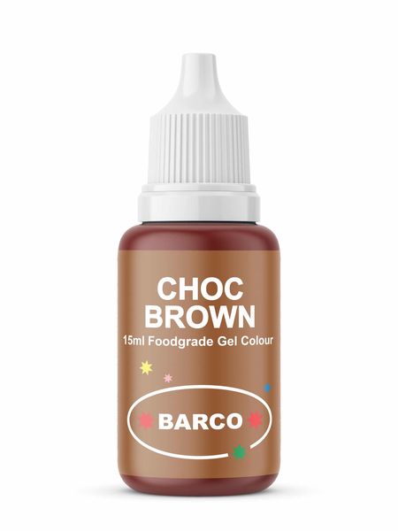 Chocolate Brown Food Gel Colour by Barco