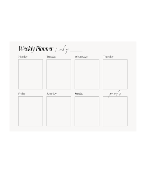 Calendar /Planner - Black Basic image