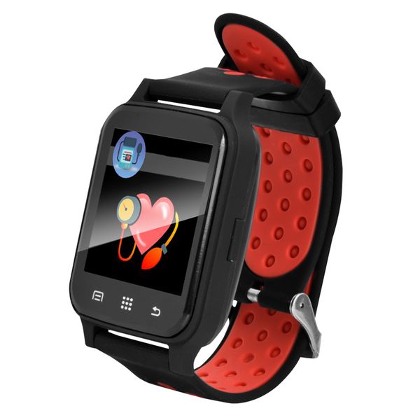 MTK2502 Watch: Black/Red