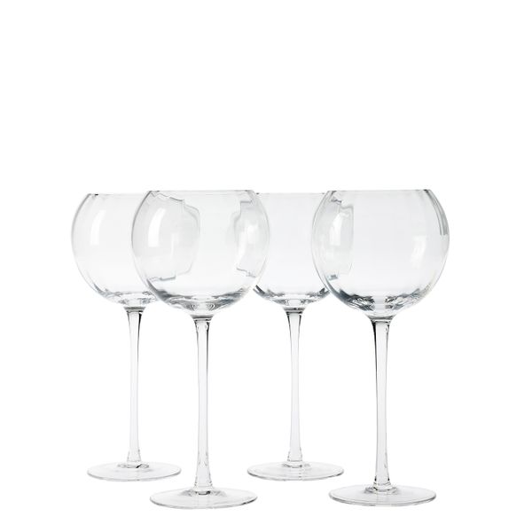 George &amp; Mason - Savoy 4 Pack Crystal Wine Glasess - 420ml