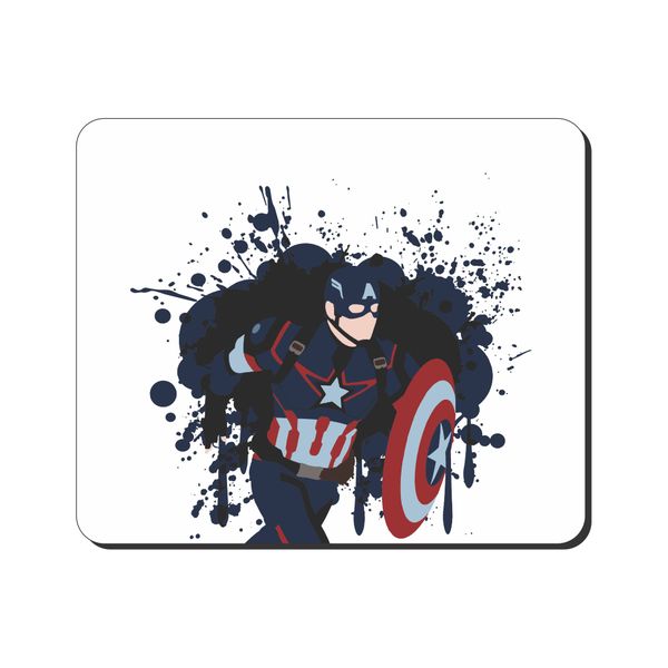 Superhero Mouse Pad - Captain America Paint
