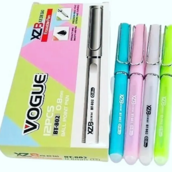Weibo Vogue ball point erasable ink pen 0.8 mm vogue X 12