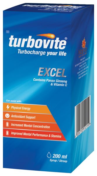 Turbovite Excel Syrup - 200ml