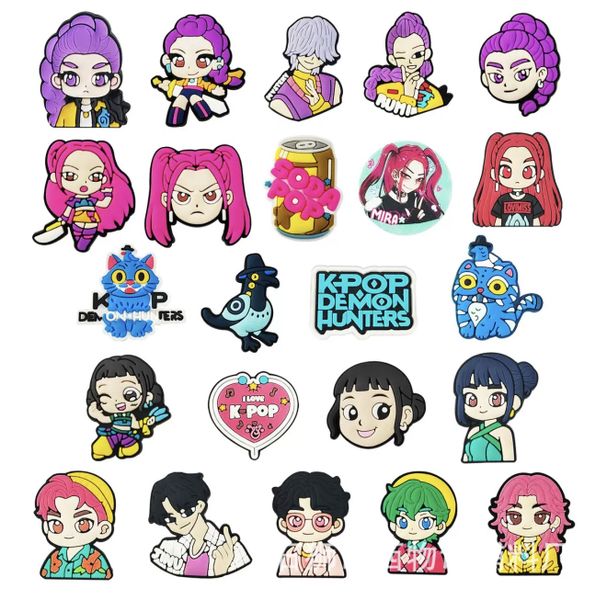 K-Pop Demon Hunters Shoe Charms Set - 23 Piece