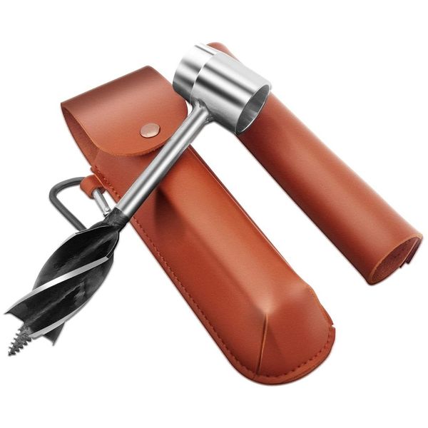 Hand Cranked Wooden Drilling Tools For Outdoor Manual Drilling