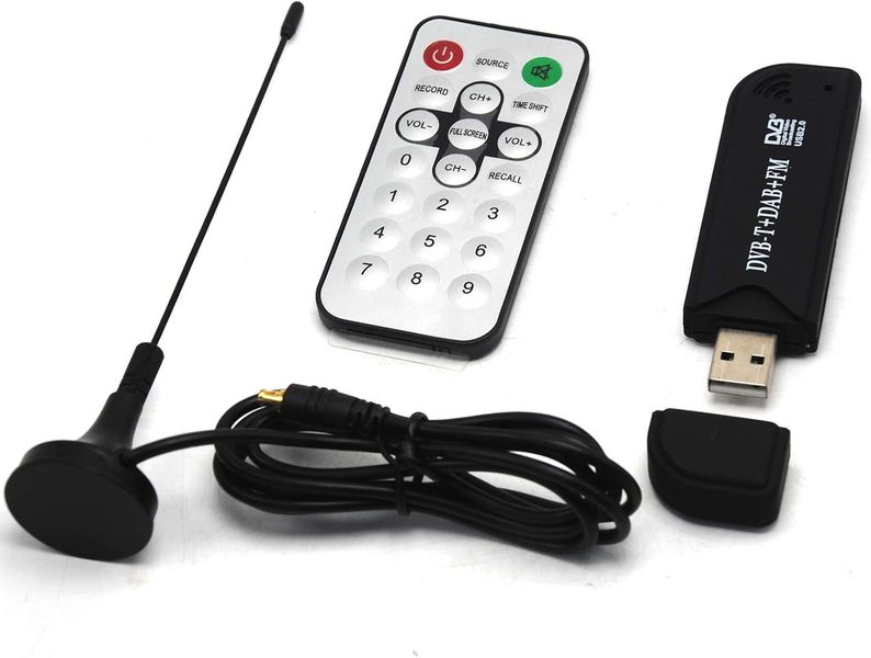 USB ISDB-T Digital TV Receiver Stick with Antenna &amp; Remote for PC/Laptop