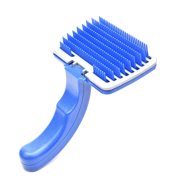 Hubbe Self-Cleaning Hair Removal Brush - Blue