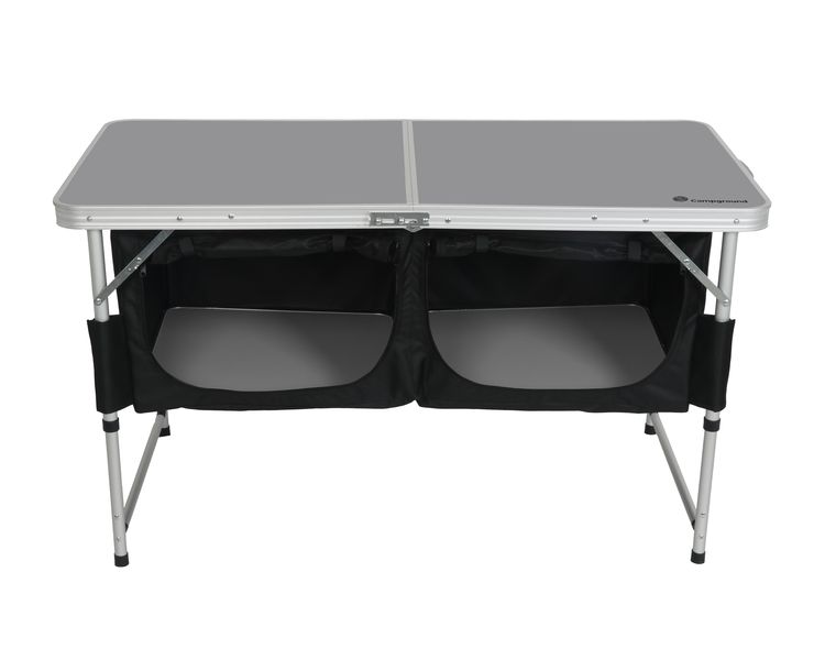 Campground Double Camping Cupboard Folding Table - 60x120x70cm