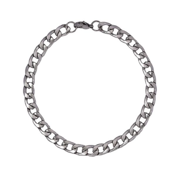 Stainless Steel 22cm Miami Curb Bracelet 7mm Width