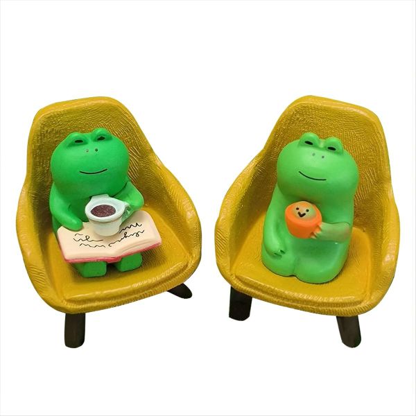 Funny Resin Frog Statue For Home Decor Office Desk Bathroom Decor