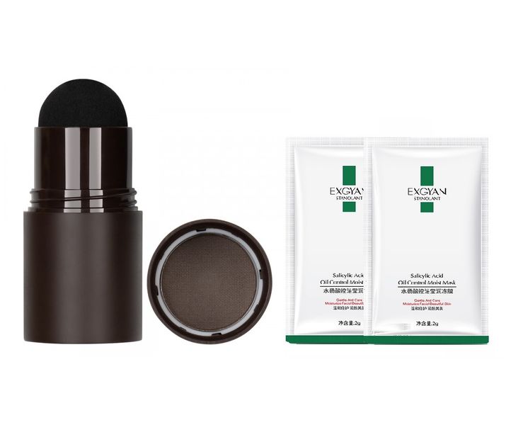 Ushas 3in1 Eyebrow Stamp and Stencils Kit with Oil Control Masks
