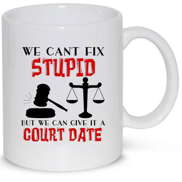 Courtdate for Stupid v4 gift Pack Mug