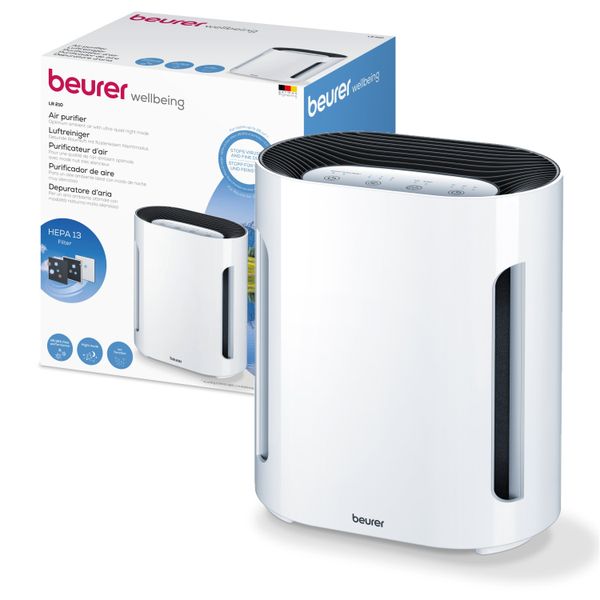 Beurer Germany Air Purifier LR 210 Clean Air Reduces Allergies: 26m2 Rooms