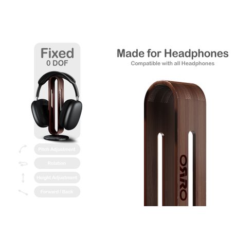 Bamboo discount headphone stand