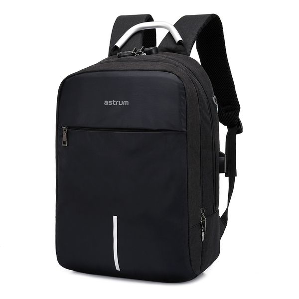 Astrum 15" Oxford Laptop Backpack with Lock and USB Charging Port - LB220