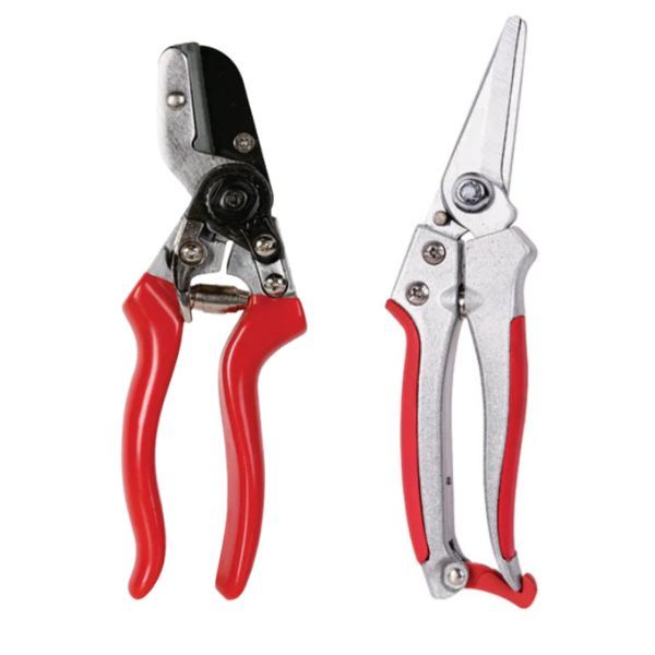 Red Rhino Pruning Shears Combo Set - Anvil and Straight 200mm