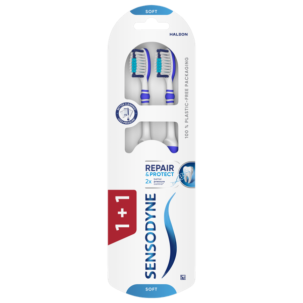 Sensodyne Toothbrush Repair &amp; Protect 1+1