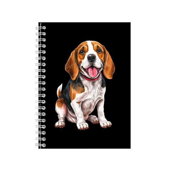 Beagle A5 Notebook Spiral Lined Trendy Notepad Dog Idea 332