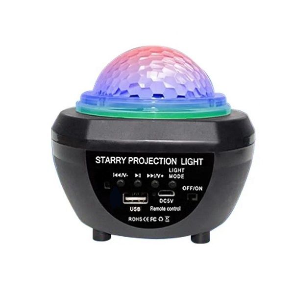 AB-WT08 Mini Portable RGB Projection Bluetooth Speaker With remote Control