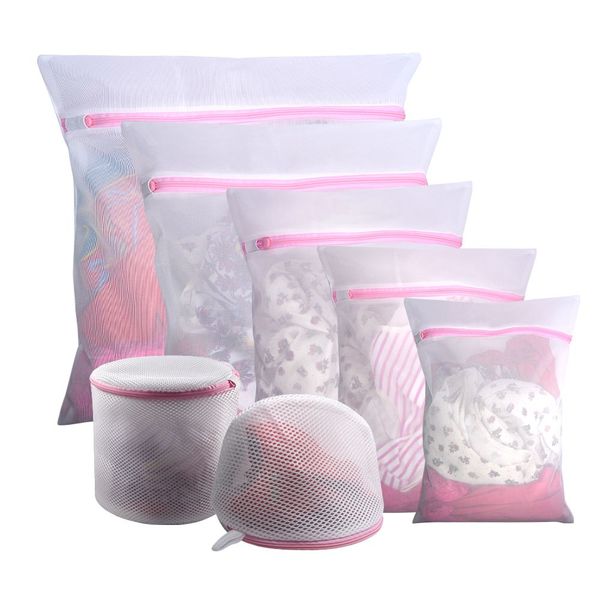 Wash Bags Set of 7 Mesh Laundry Bag Clothing Washing Bag for Bras Delicates