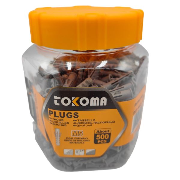 Tokoma M5 Plastic Plugs 500 Pcs