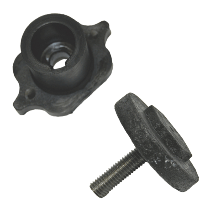 Lawn King Blade Bolt & Coupler for Wolf Lawn Mower - Black (Bulk Pack of 3)