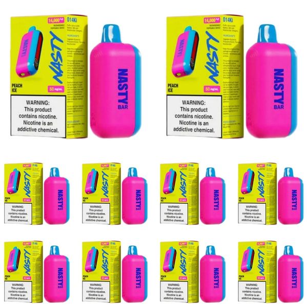 Nasty Bar 14000 Puffs Disposable Vape (Pack of 5) - Peach Ice