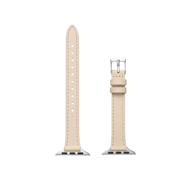 Leather Watch Band Compatible With Apple Watch Se 1-8 (38mm,40,41,S10 42mm)