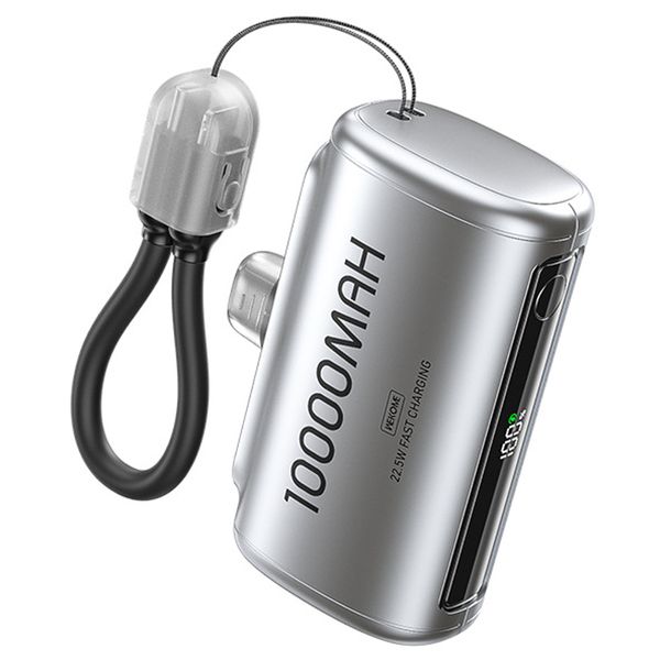 Mini Portable Charger 10000mAh Power Bank, Compatible with Android iPhone