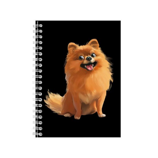 Pomeranian A5 Notebook Spiral Lined Trendy Notepad Dog Idea 335