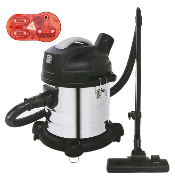 Platinum Wet &amp; Dry Vacuum Cleaner 20L 1200W + Electrix Surge Adaptor