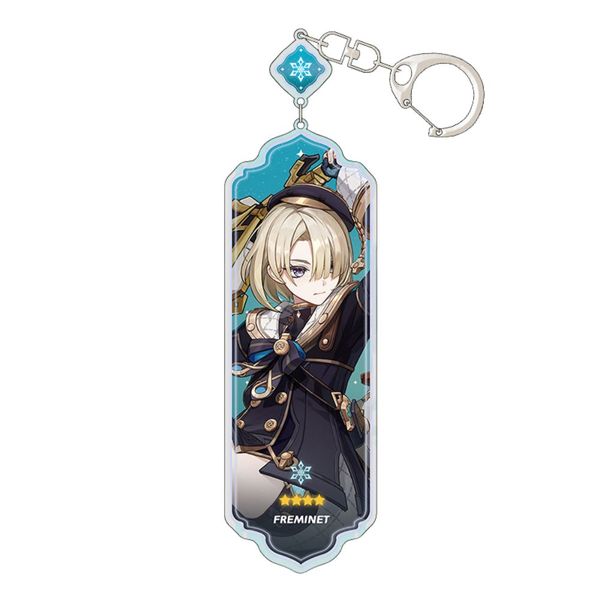 Freminet Character Keyring &amp; Bag Ring - Cute Cartoon Keychain