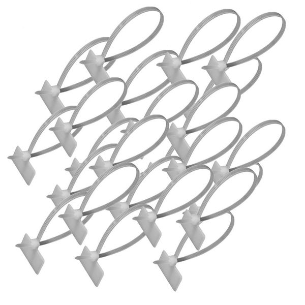 Tool DIY 110pcs Cable Label Ties Easy Mark Nylon Tag Labels-4mm x 15cm