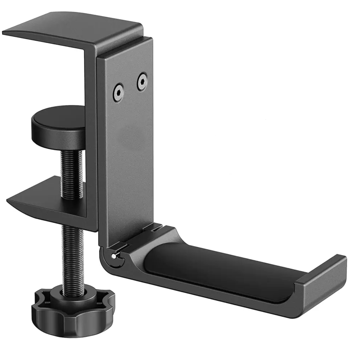 Portable Foldable Aluminum Headphone Hook Mount Desk Clamp | Shop Today ...