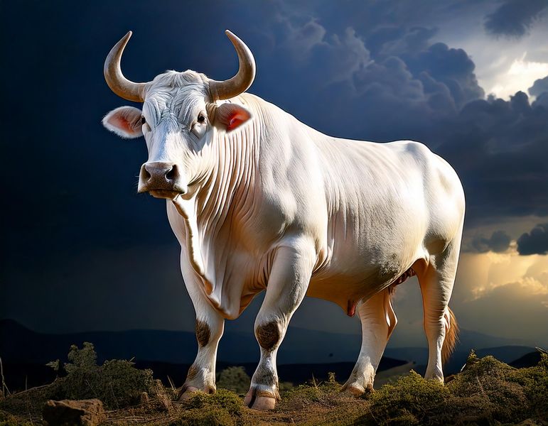 Rootedart Canvas Home Decor Wall Art - El Toro 2