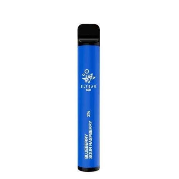 Elf Bar Disposable Vape - 600 - Blueberry Sour Raspberry