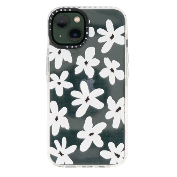 Beautiful Daisy Print on Clear Cover Compatible with iPhone