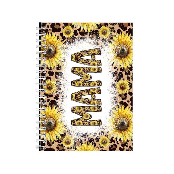 Leopard Flower Mom Notebook Mother's Day Gift Idea A4 Notepad Pad 83