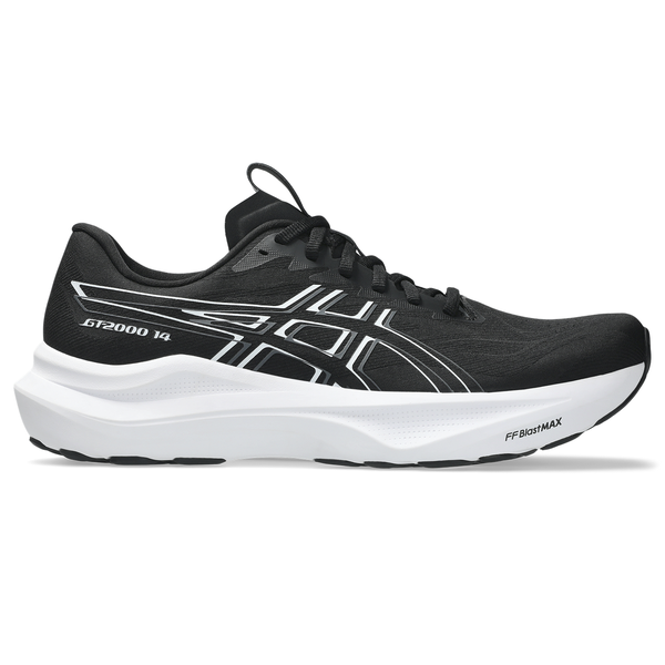 ASICS Men's GT-2000 14 Wide Road Running Shoes - Black/White