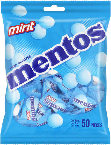 Mentos Mono Bag Mint - 50 Pieces