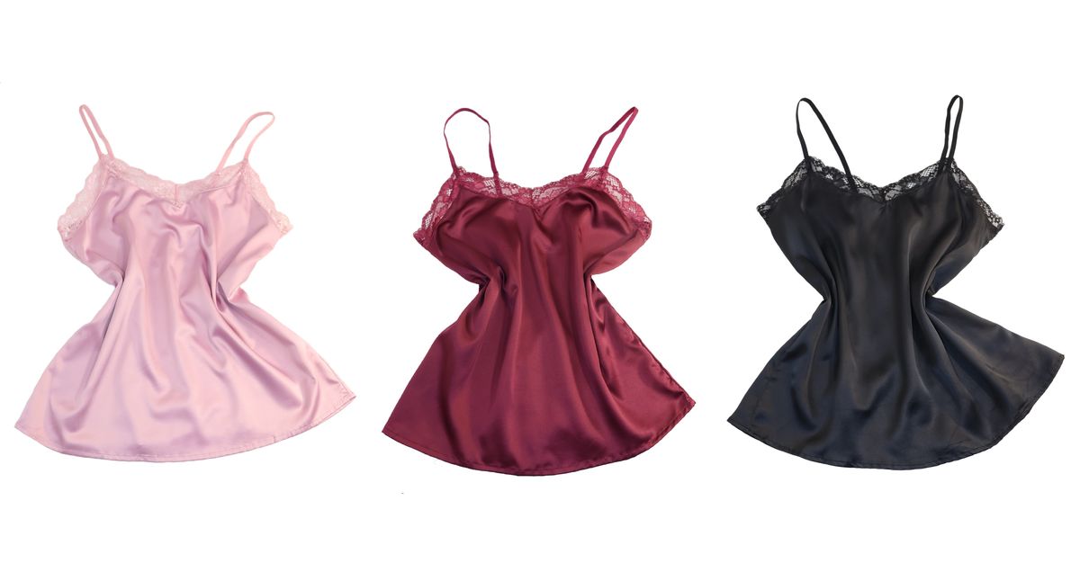 Women Satin Silk V-Neck Camisole Cami Spaghetti Strap Top - Pack of 3 | Shop Today. Get it