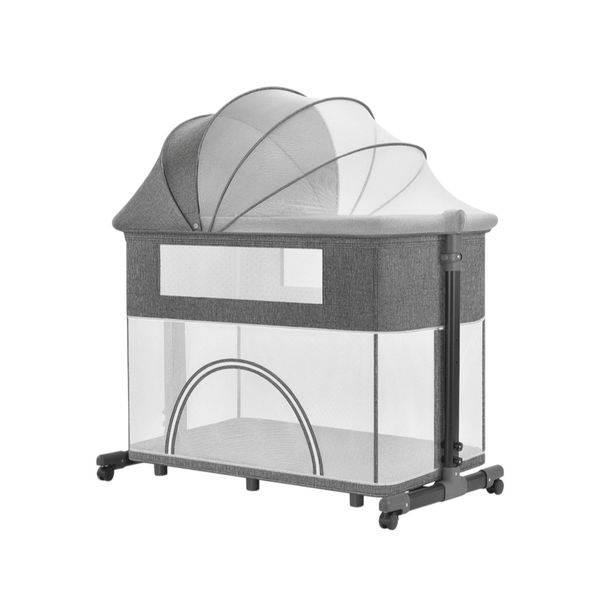 Foldable Mesh Baby Bassinet With Mosquito Net