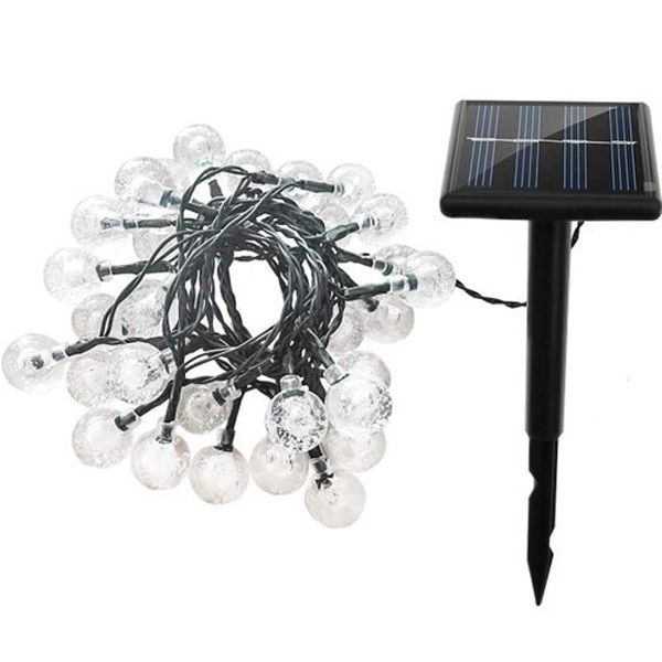 Iconix a 60-LED Solar Crystal String Bulbs