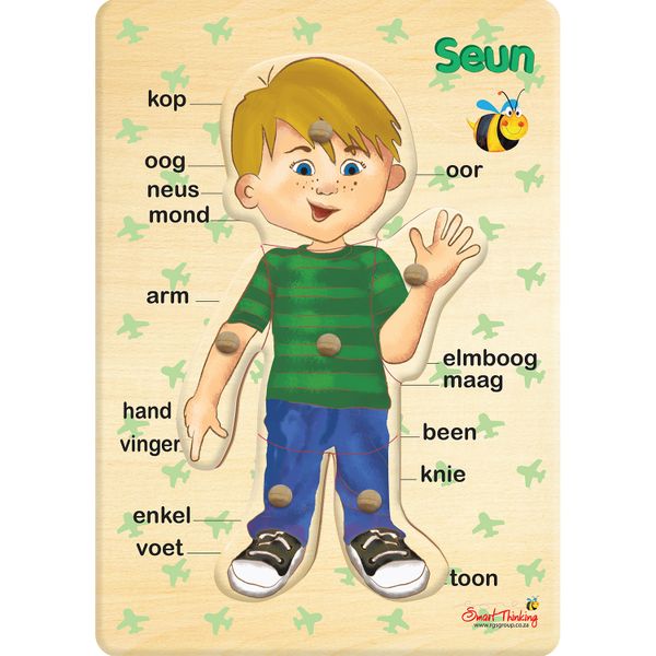 RGS Group Afrikaans- My Liggaam legkaart (Seun)
