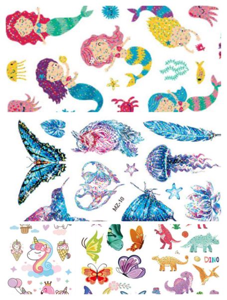 Kids Tattoos Mixed Pack - Girls Time