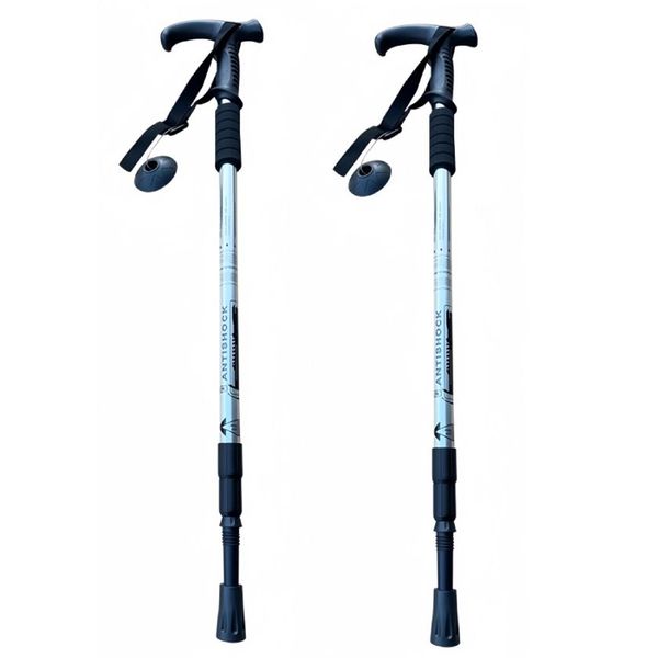 2Pack Hiking Stick Trekking Pole Ultra Light Aluminium Extendable