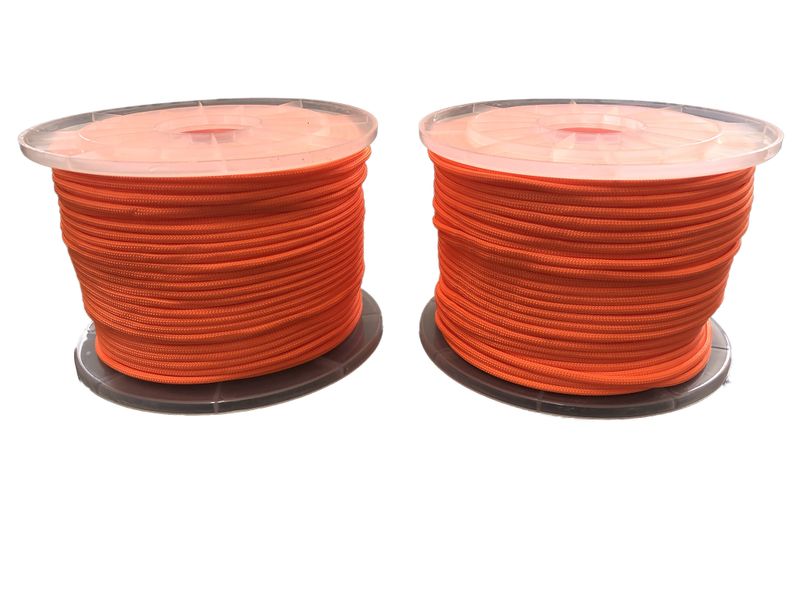 Paracord 550 Type III - 100% Nylon - Orange