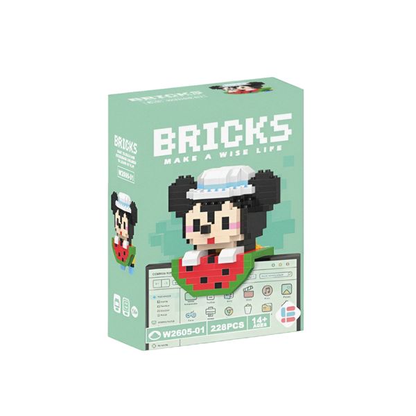 Bricks - Mini Figure Disney Mickey Mouse Building Blocks.